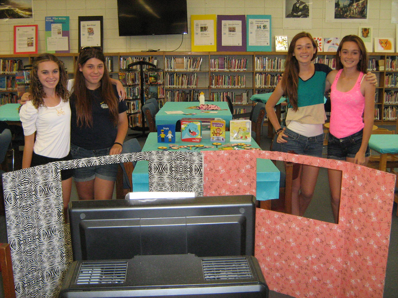 Girl Scouts from Troop 493